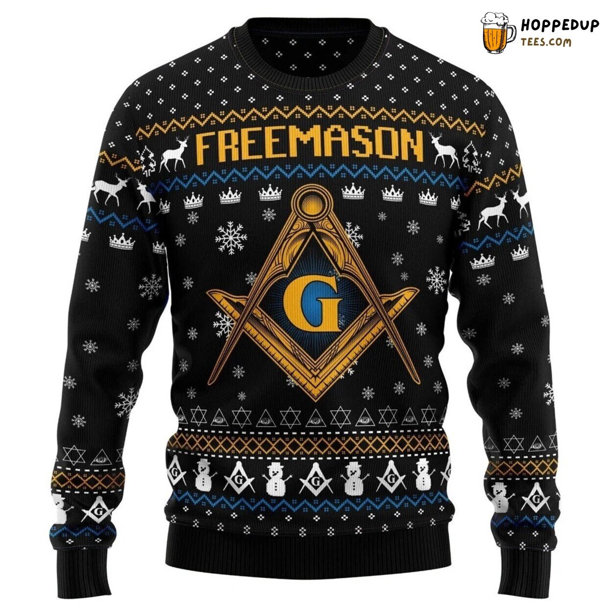 Freemason Ugly Christmas Sweater Unique Freemason Sign Xmas Gift