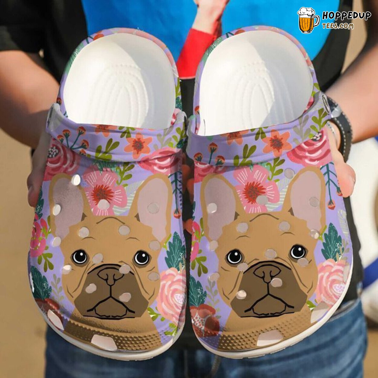 French Bulldog Cute Classic Comfortable Stylish Clogs Shoes