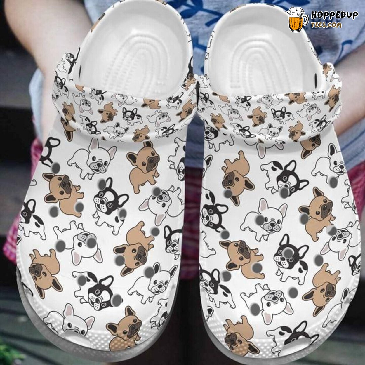 French Bulldog Cute Themed Rubber Clog Shoes Comfortable Pet Lover Gift