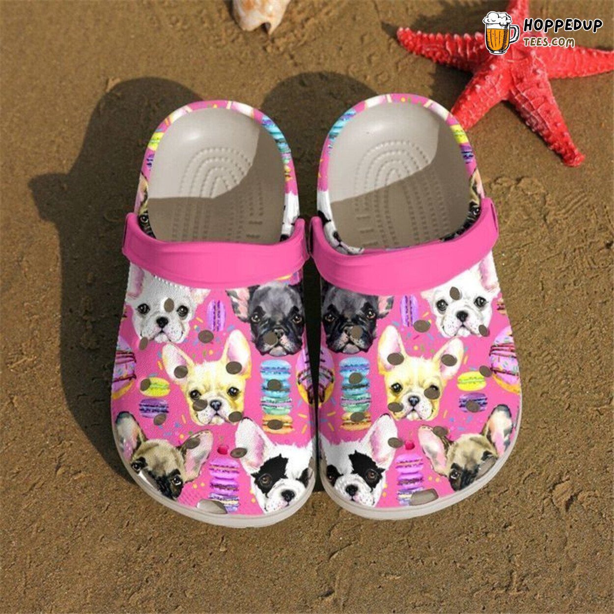French Bulldog Cutie Bulldogs Classic Comfortable Clogs Shoes Design