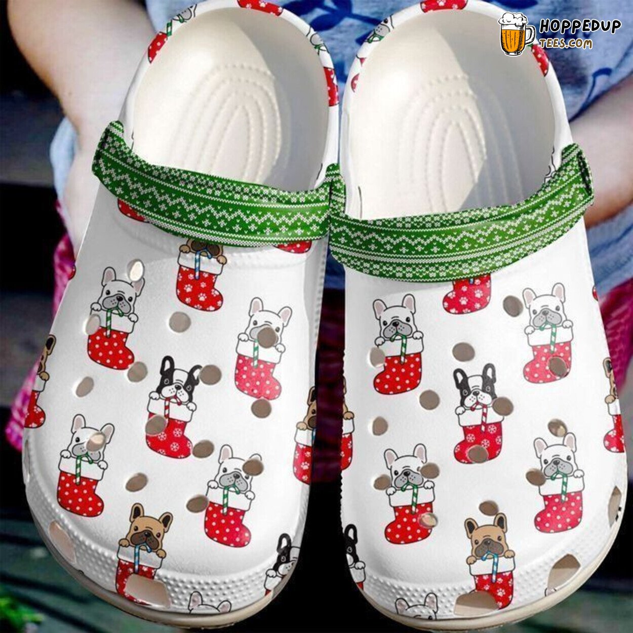 French Bulldog Frenchies Socks Classic Comfortable Clogs Canine Shoes