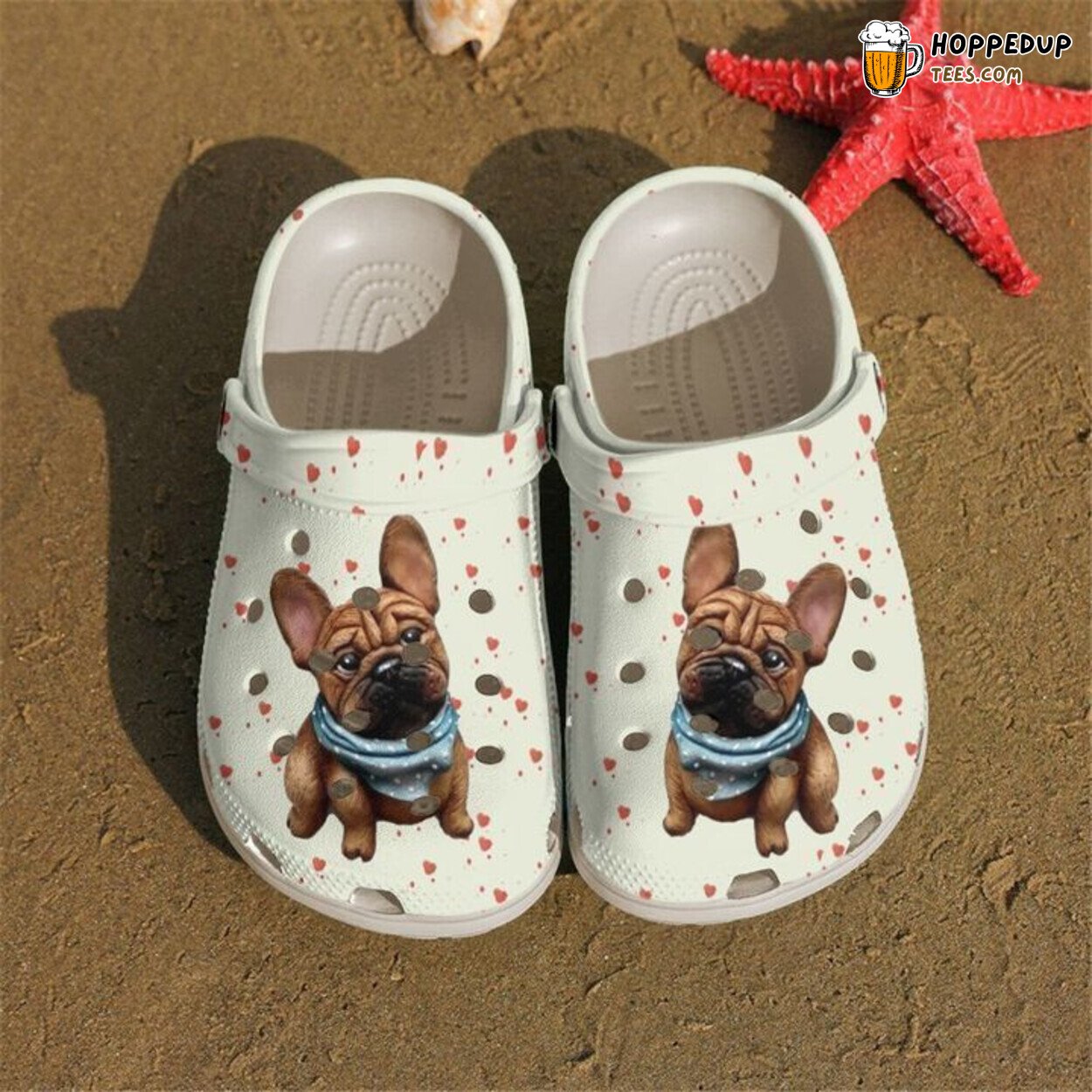 Frenchie Lovely Themed Comfortable Stylish Unique Design Clogs