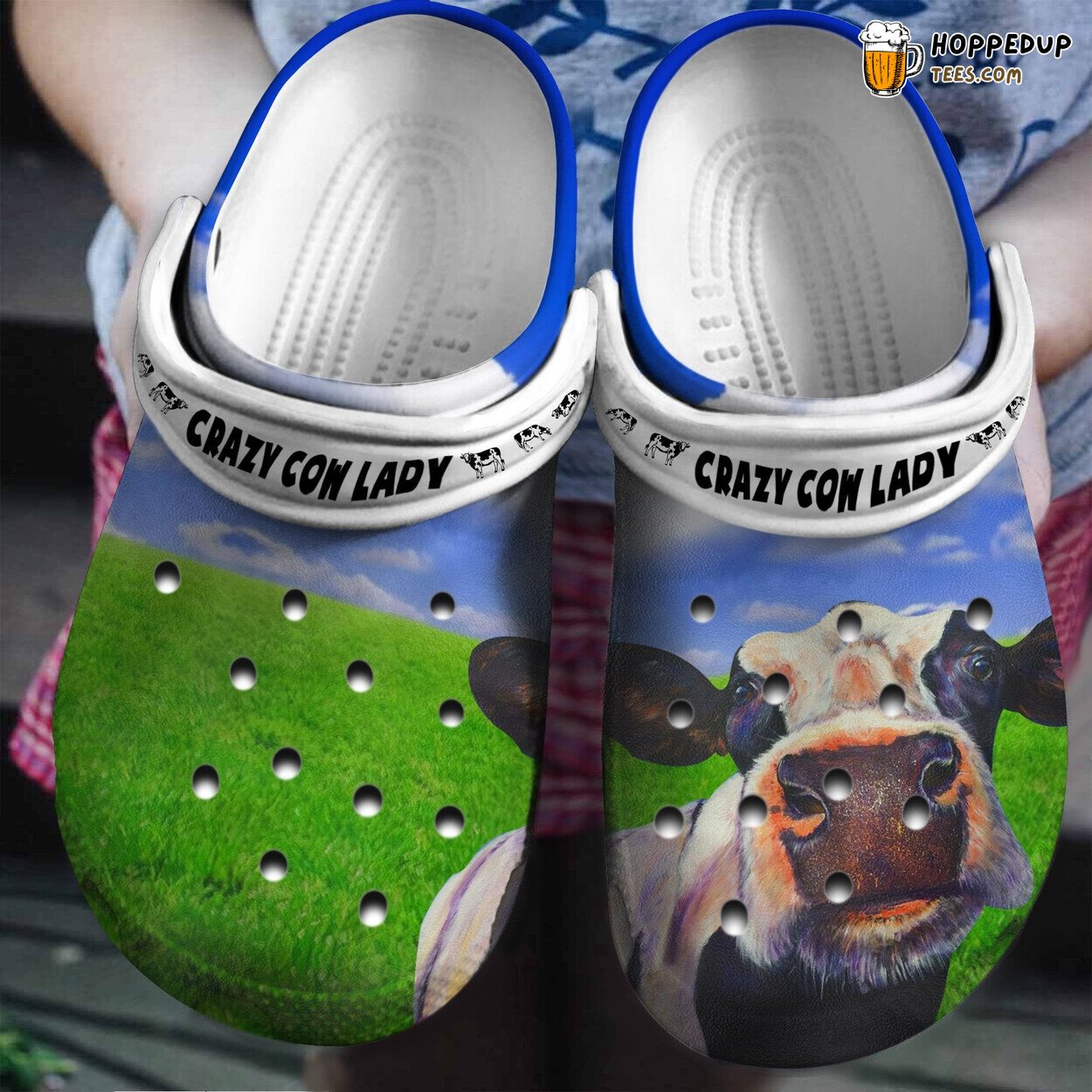Fresh Farm Crazy Cow Lazy Shoes Clogs Son Daughter Gift