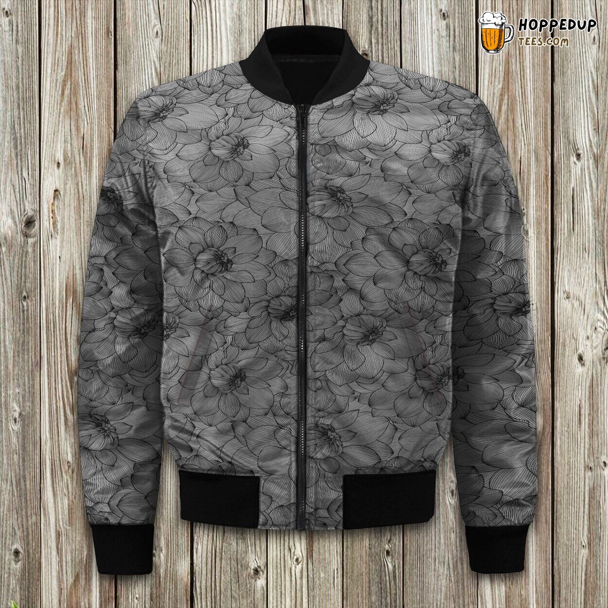 Fresh Floral Flower Bomber Jacket