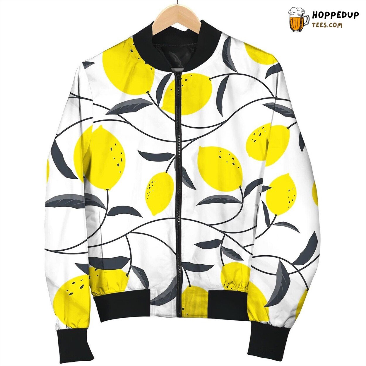 Fresh Lemon Fruit Seamless Bomber Jacket