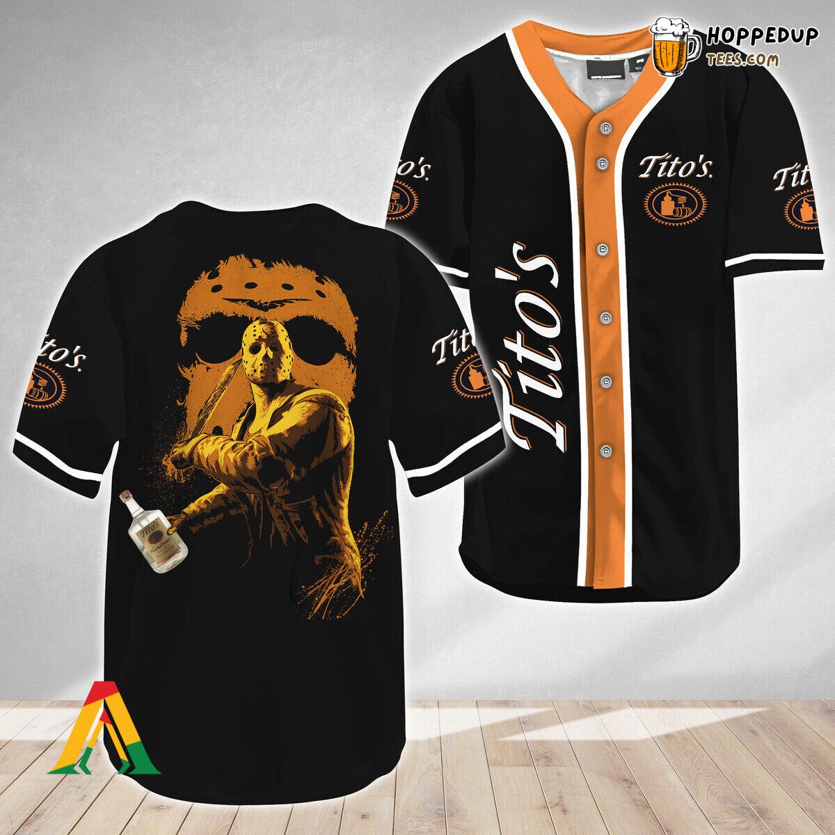 Friday The 13th Jason Voorhees Tito’s Vodka Baseball Jersey Unique Look