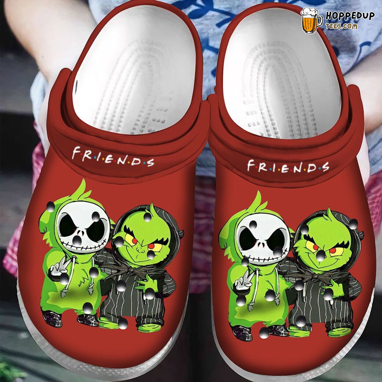 Friends Grinch Jack Skellington Themed Classic Comfortable Clogs