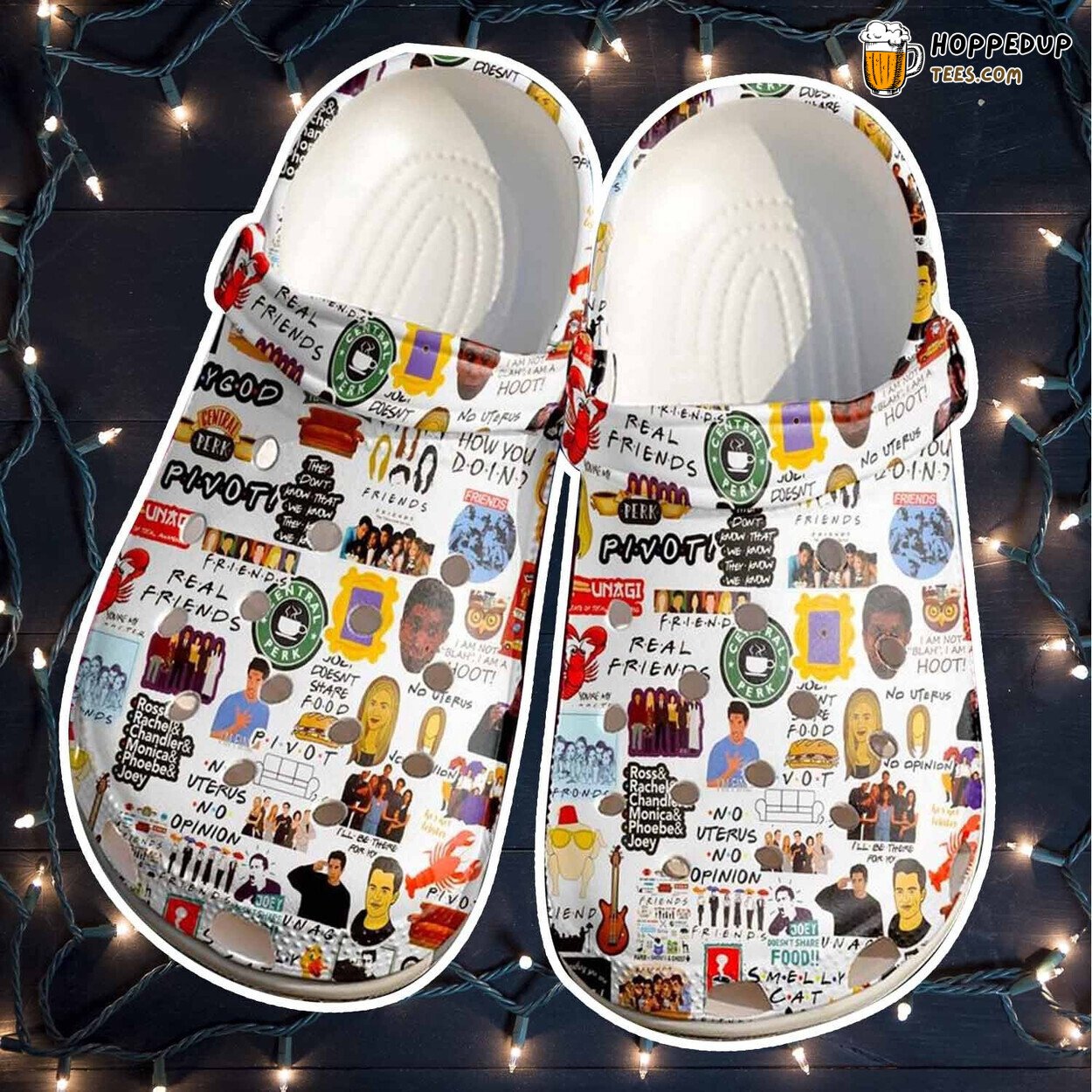 Friends Sticker Forever Outdoor Comfortable Gift Clogs Shoes Unique