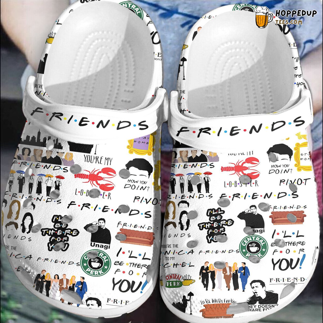 Friends Tv Show Themed Comfortable Stylish Unique Design Clogs
