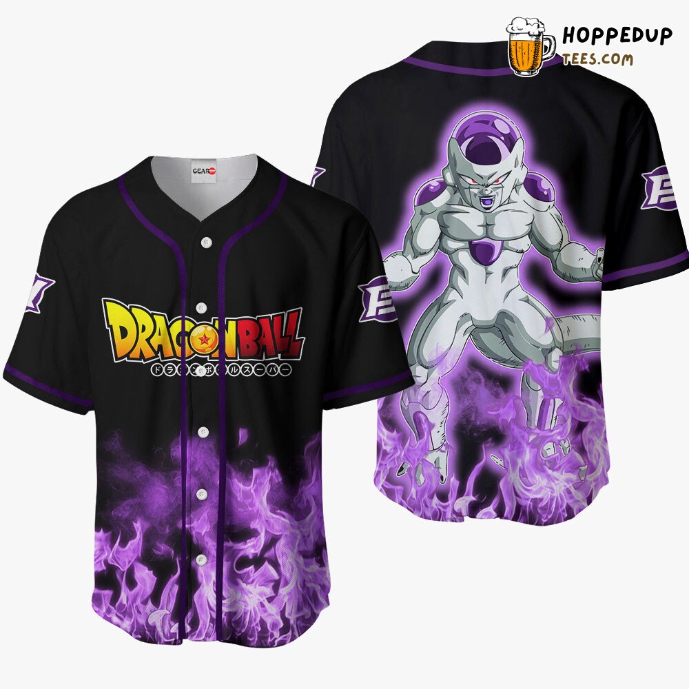 Frieza Distinctive Edition Unique Design Anime Baseball Jersey Collection Frieza Distinctive Edition Unique Design Anime Baseball Jersey Collection