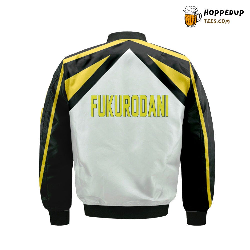 Fukurodani Haikyuu Custom Team Bomber Jacket Exclusive Limited Look