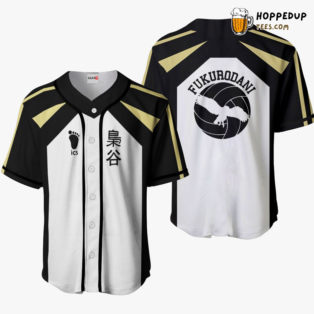 Fukurodani Unique Gift Idea Collection Design Baseball Jersey Costume