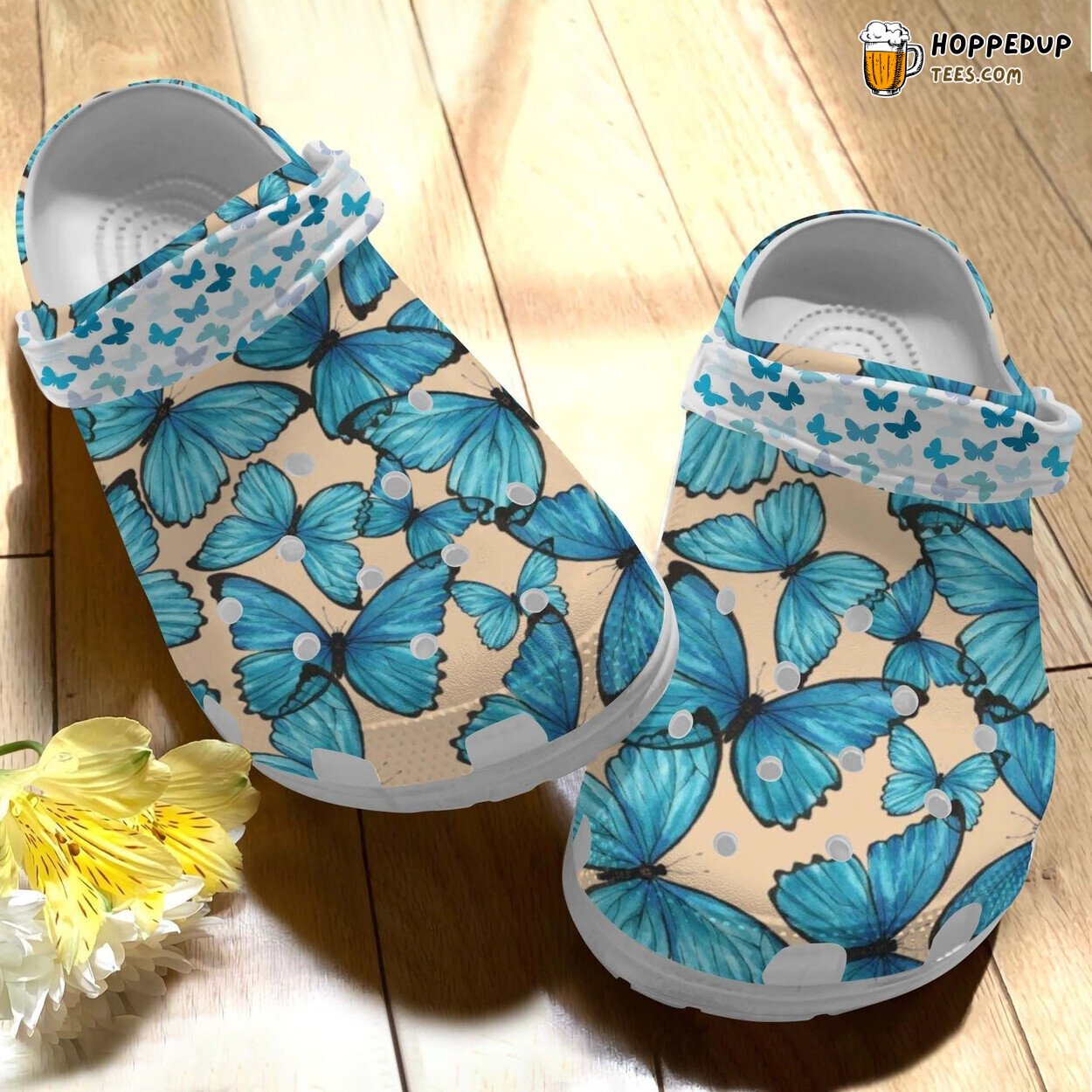 Full Butterflies Mother’s Day Grandma Themed Comfortable Clogs
