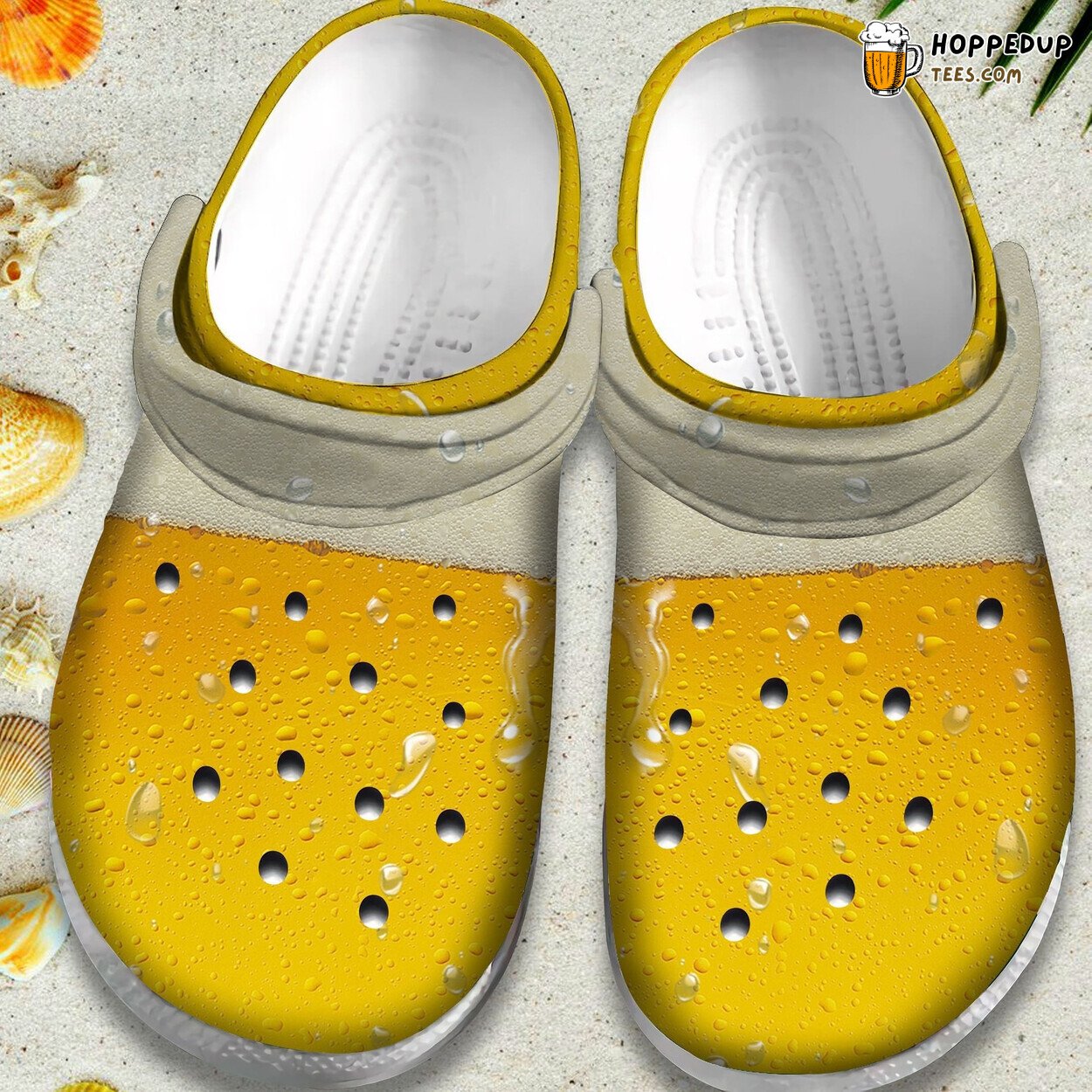 Funny Beer Themed Clog Shoes Comfortable Gift Women Men Friends