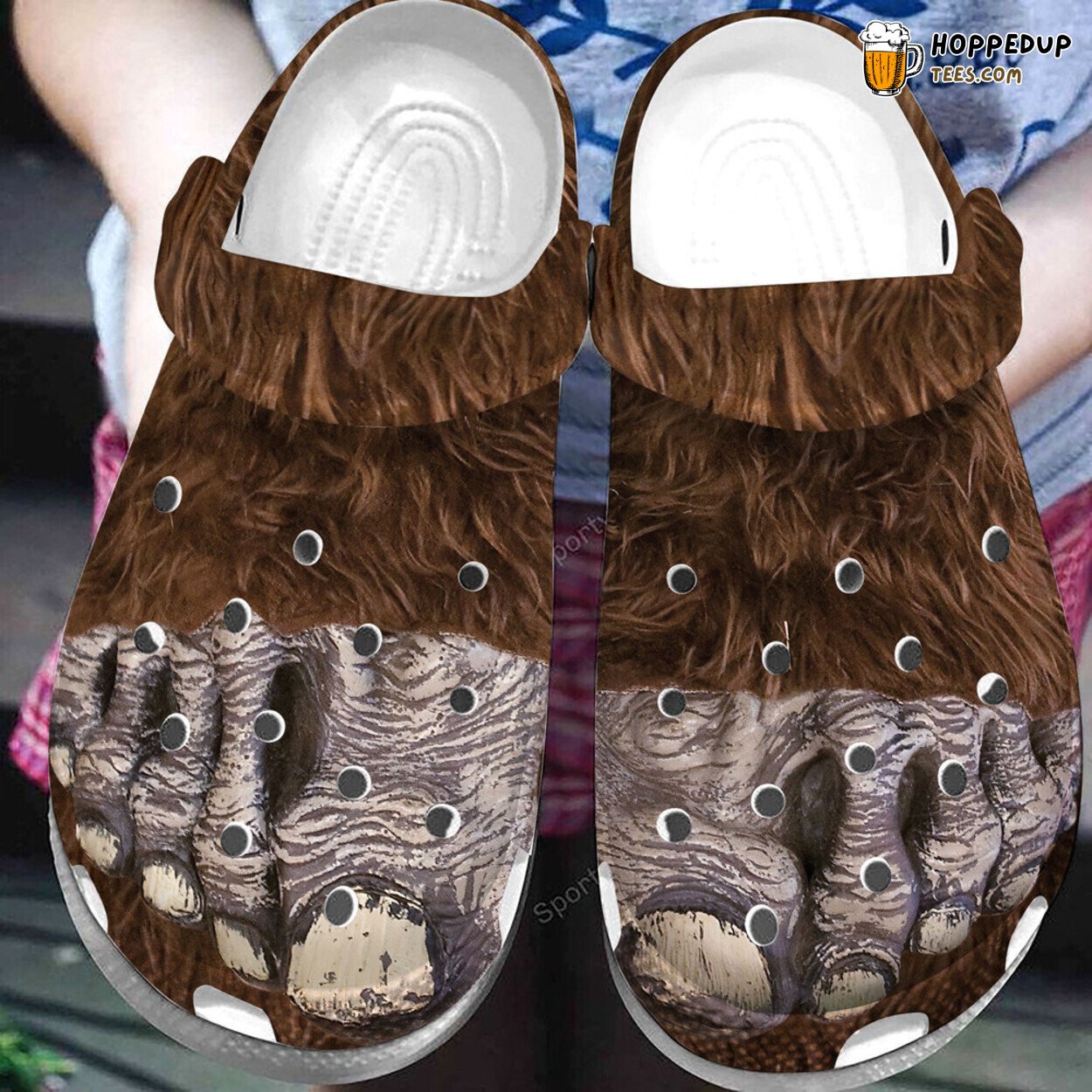 Funny Bigfoot Themed Comfortable Stylish Unique Clogs Shoes