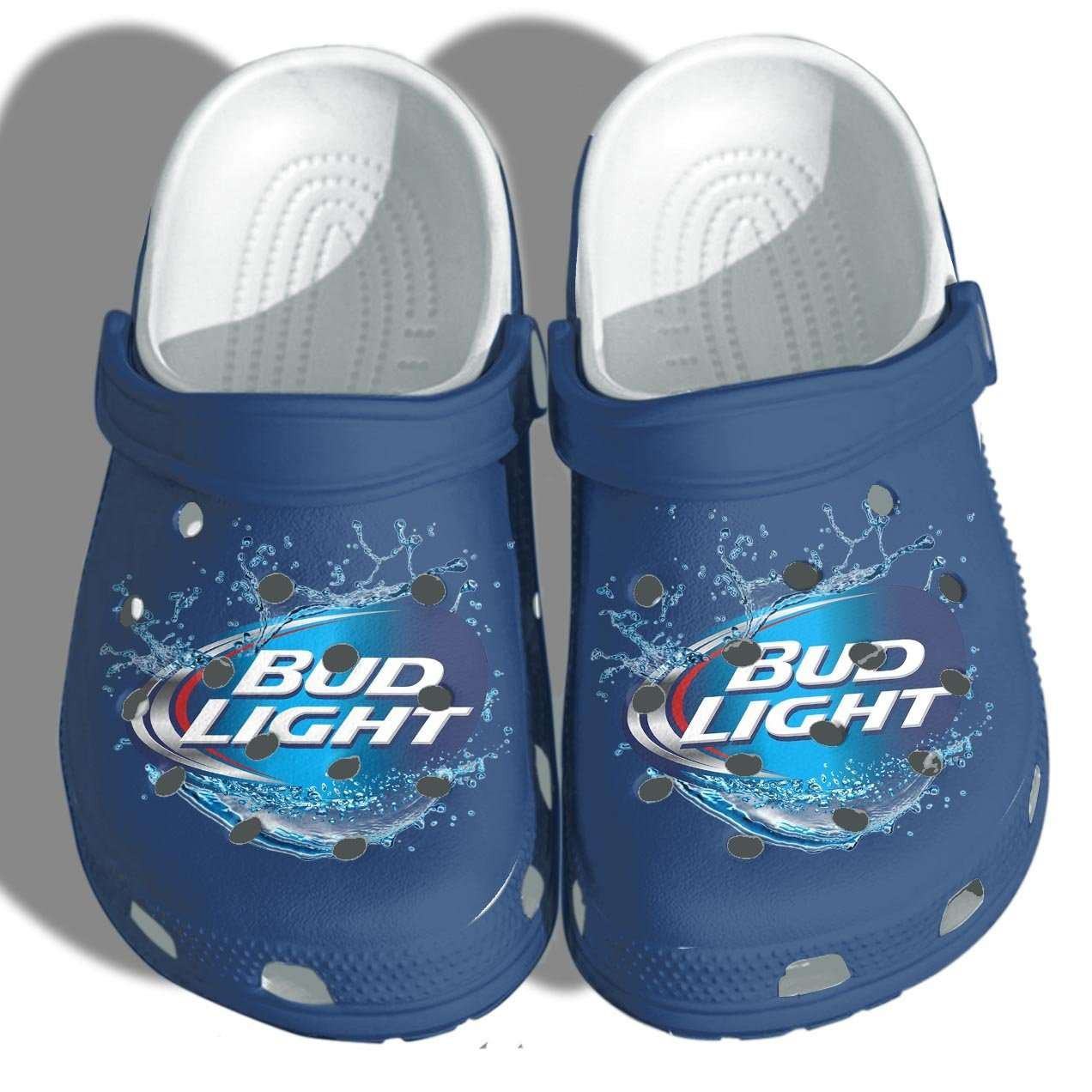 Funny Bud Drinkin Bud Light Beer Crocband Clog Shoes HU