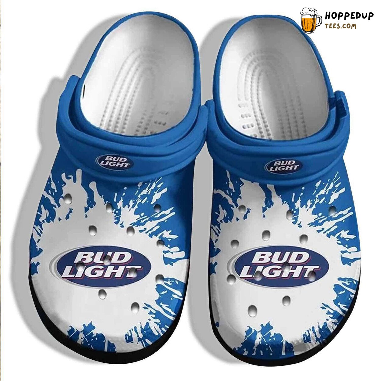 Funny Bud Light Beer Drinking Theme Comfortable Clog Shoes