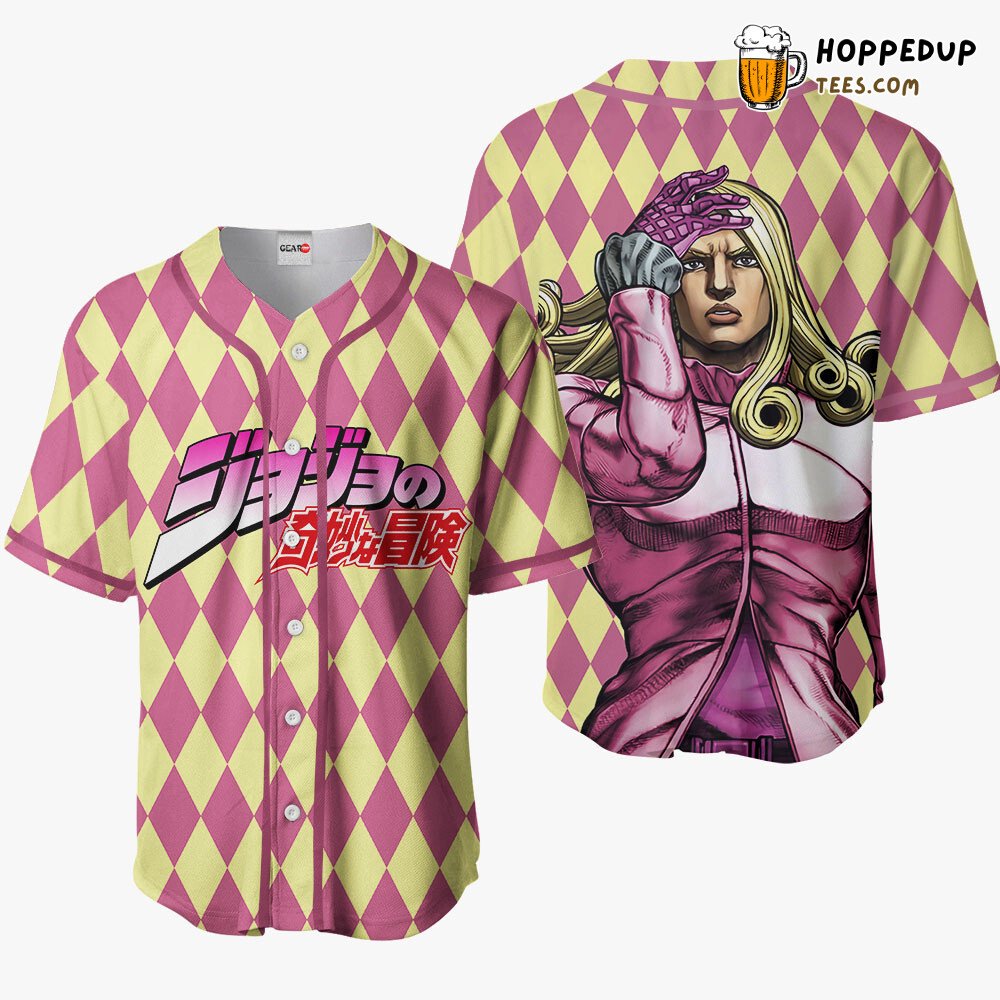 Funny Valentine JJBA Unique Design Anime Baseball Jersey Distinctive