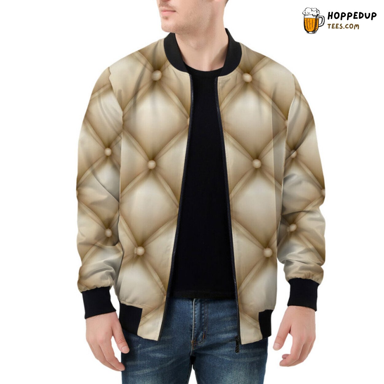 Furniture Upholstery Inspired Pattern Designed Bomber Jacket