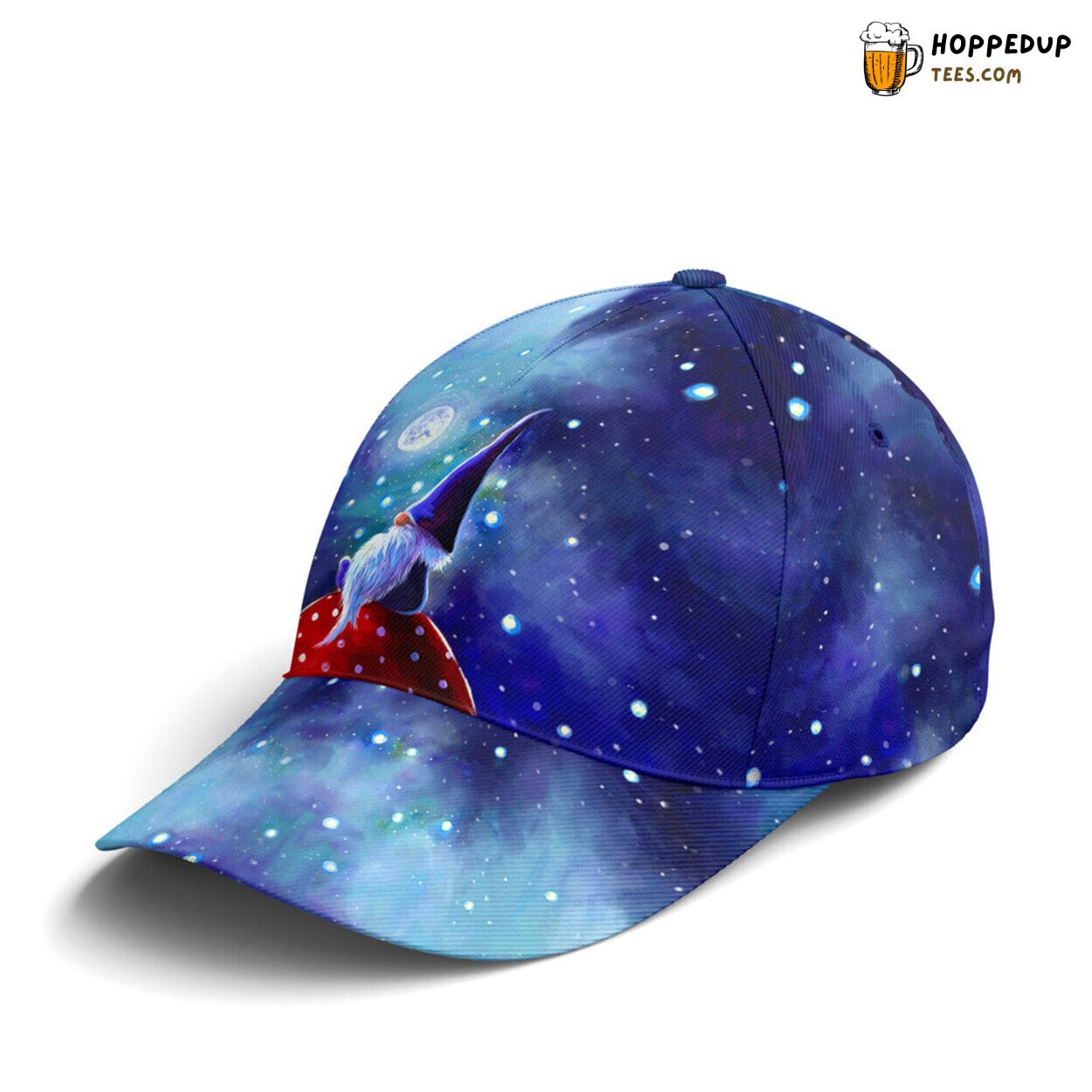 Galaxy Theme Watercolor Gnome Art Baseball Cap Unique Design Hat Enthusiast Wear Galaxy Theme Watercolor Gnome Art Baseball Cap Unique Design Hat Enthusiast Wear