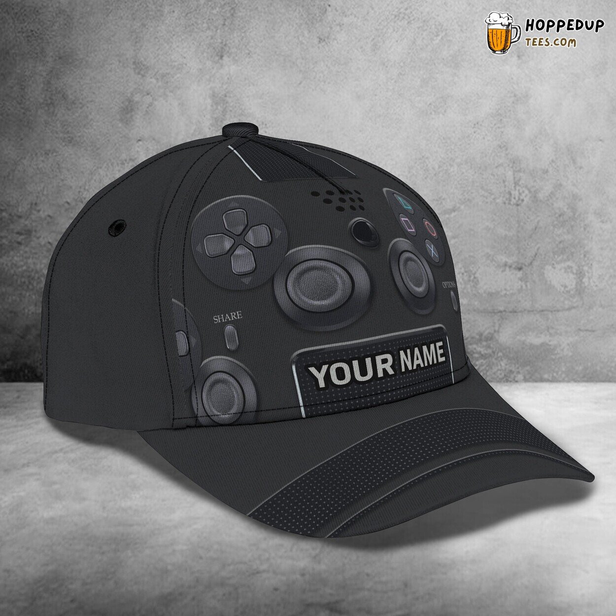 Game Classic 3D Cap Personalized Name Unique Premium Edition Design Series