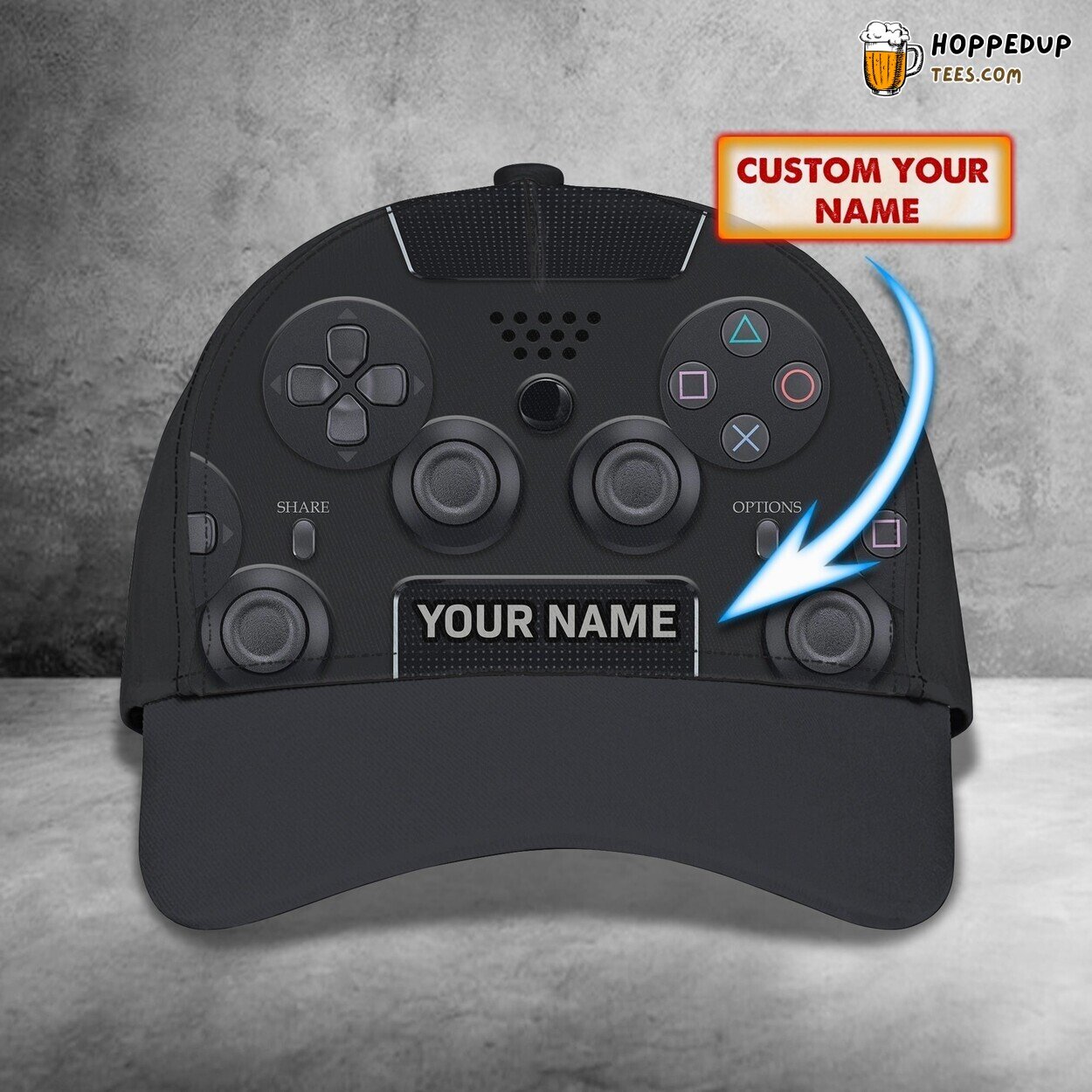 Game Classic 3D Cap Personalized Name Unique Premium Edition Design Series
