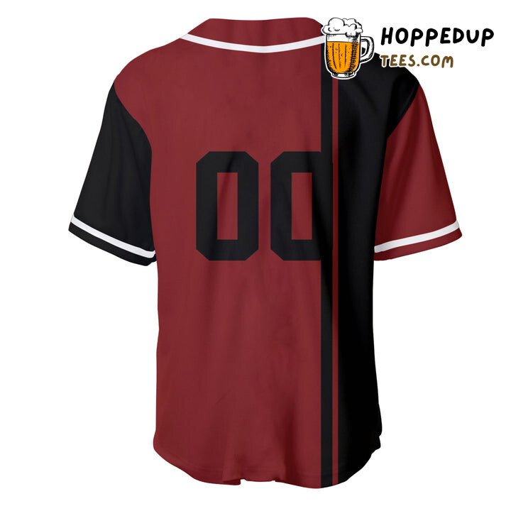 Gamecocks Custom Number Red Black NCAA Unisex Baseball Jersey Identity