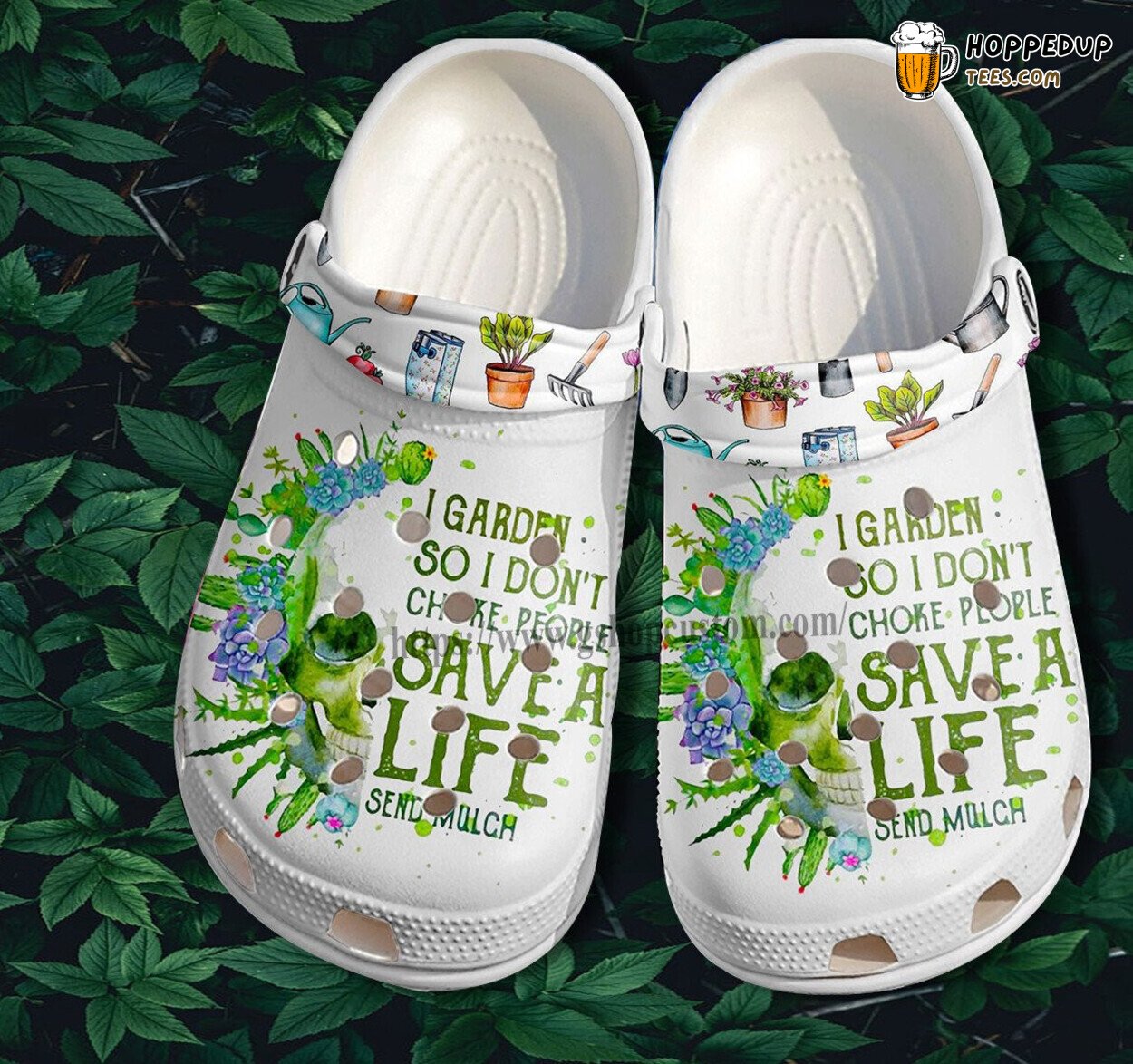 Garden Save A Life Themed Classic Comfortable Unique Clogs Shoes