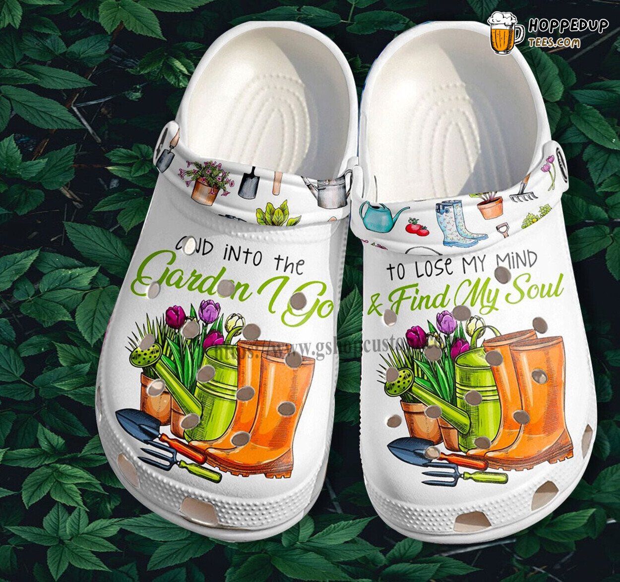 Garden Worker Nana Grandma Into Garden Go Themed Gift Mom Clogs