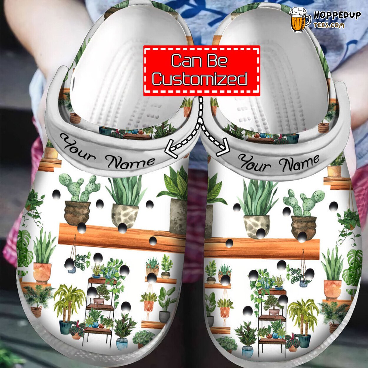 Gardeners Crazy Plant Lady Mom Unisex Birthday Gifts Clog Shoes Design
