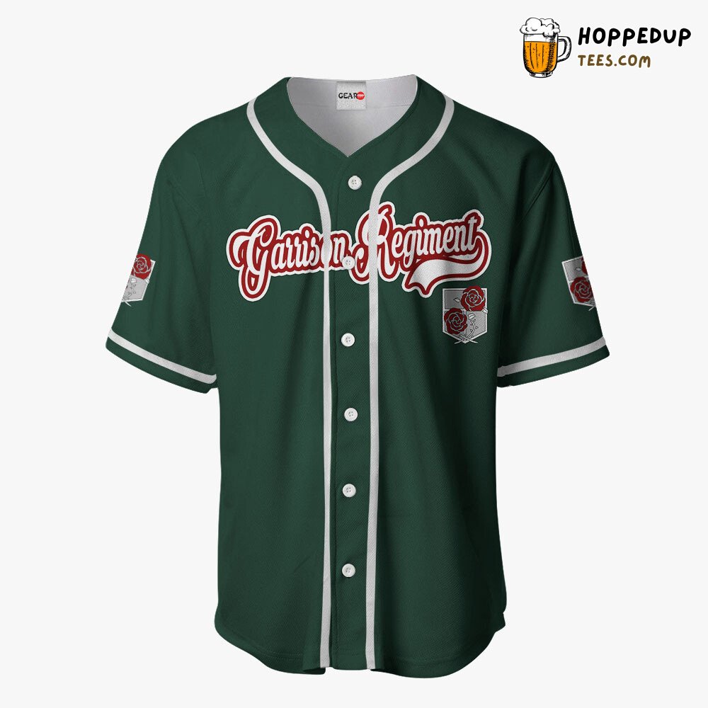 Garrison Regiment Anime Baseball Jersey Shirt Distinctive Design