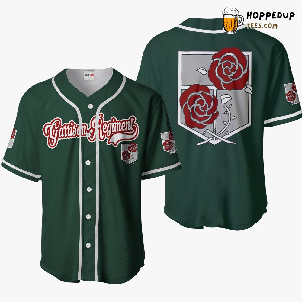 Garrison Regiment Anime Baseball Jersey Shirt Distinctive Design