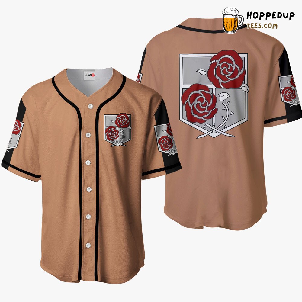 Garrison Regiment Unique Design Final Anime Baseball Jersey Distinctive Edition Garrison Regiment Unique Design Final Anime Baseball Jersey Distinctive Edition