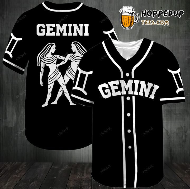 Gemini Zodiac Awesome Design Baseball Jersey Unique Edition Tee Shirt