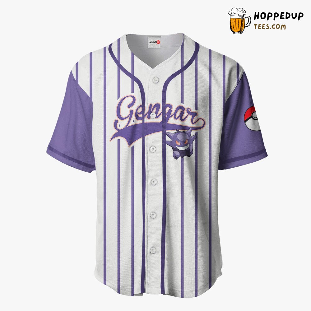 Gengar Distinctive Design Baseball Jersey Collection Unique Edition Style