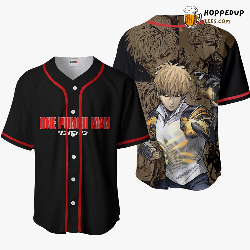 Genos Unique Anime Baseball Jersey Shirt Distinctive Exclusive Design