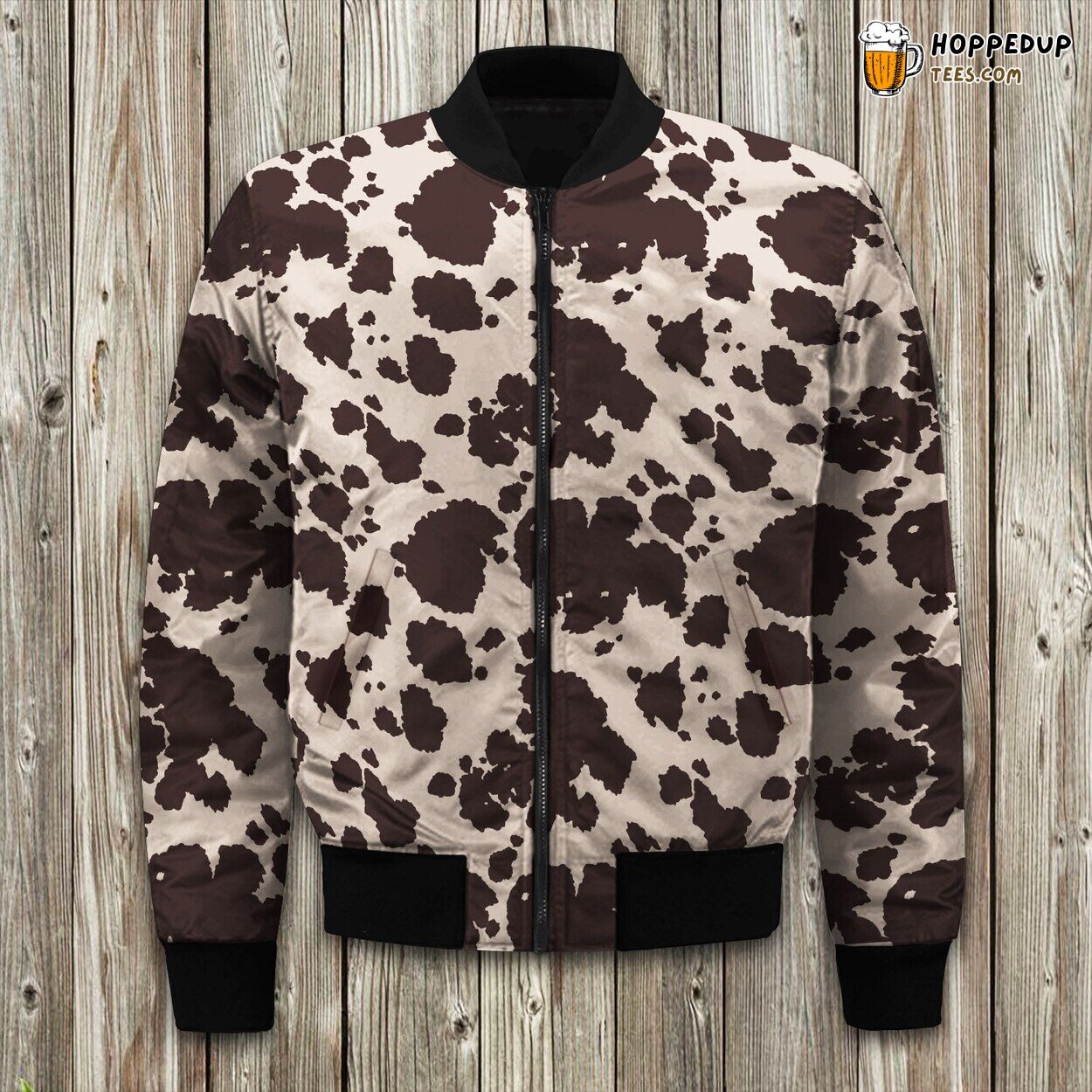 Genuine Cowhide Craft Winter Bomber Jacket Premium Padded Warmth Quality