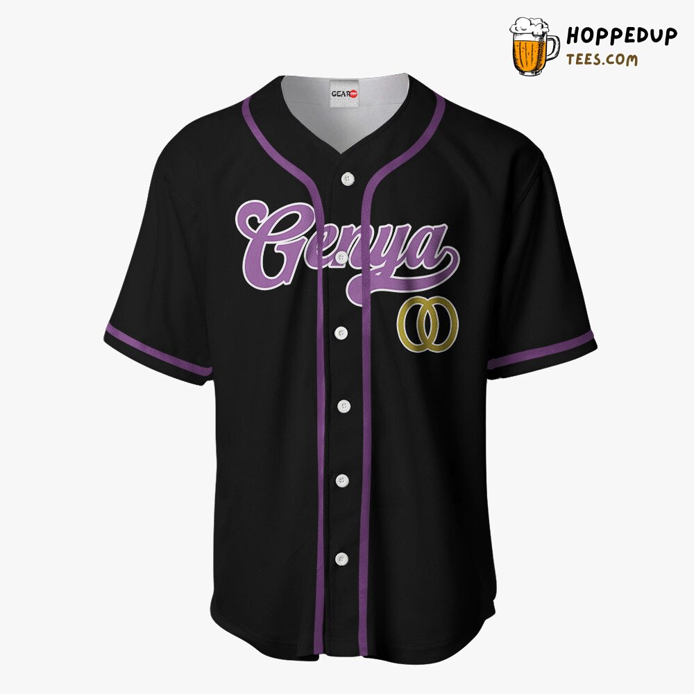 Genya Unique Anime Baseball Jersey Shirt Distinctive Design Collection