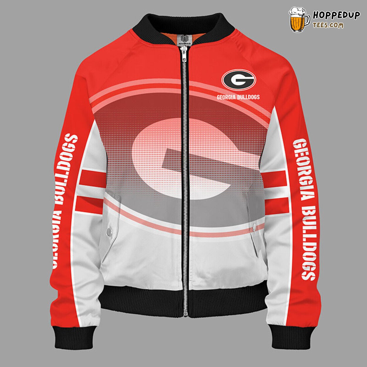Georgia Bulldogs NCAA Classic Orange Premium Bomber Jacket Design