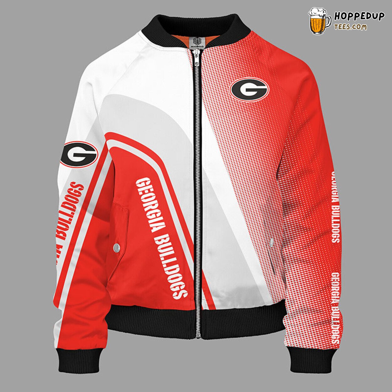 Georgia Bulldogs NCAA Orange Premium Unisex Bomber Jacket Design