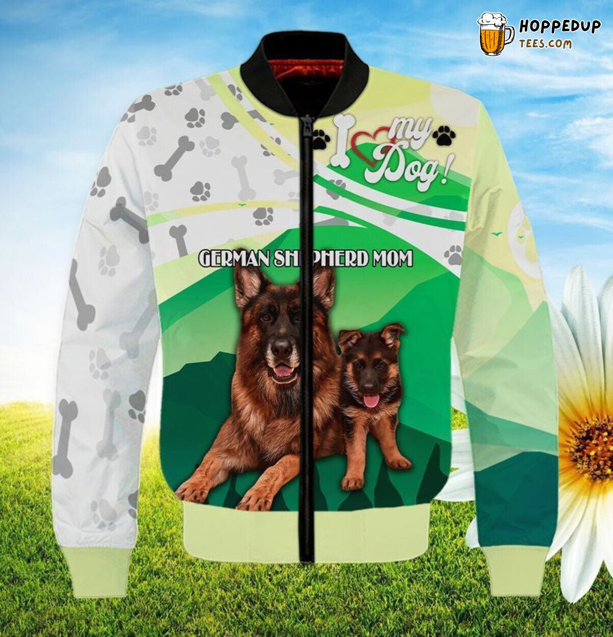 German Shepherd 3D Bomber Jacket Mother’s Day Exclusive Edition