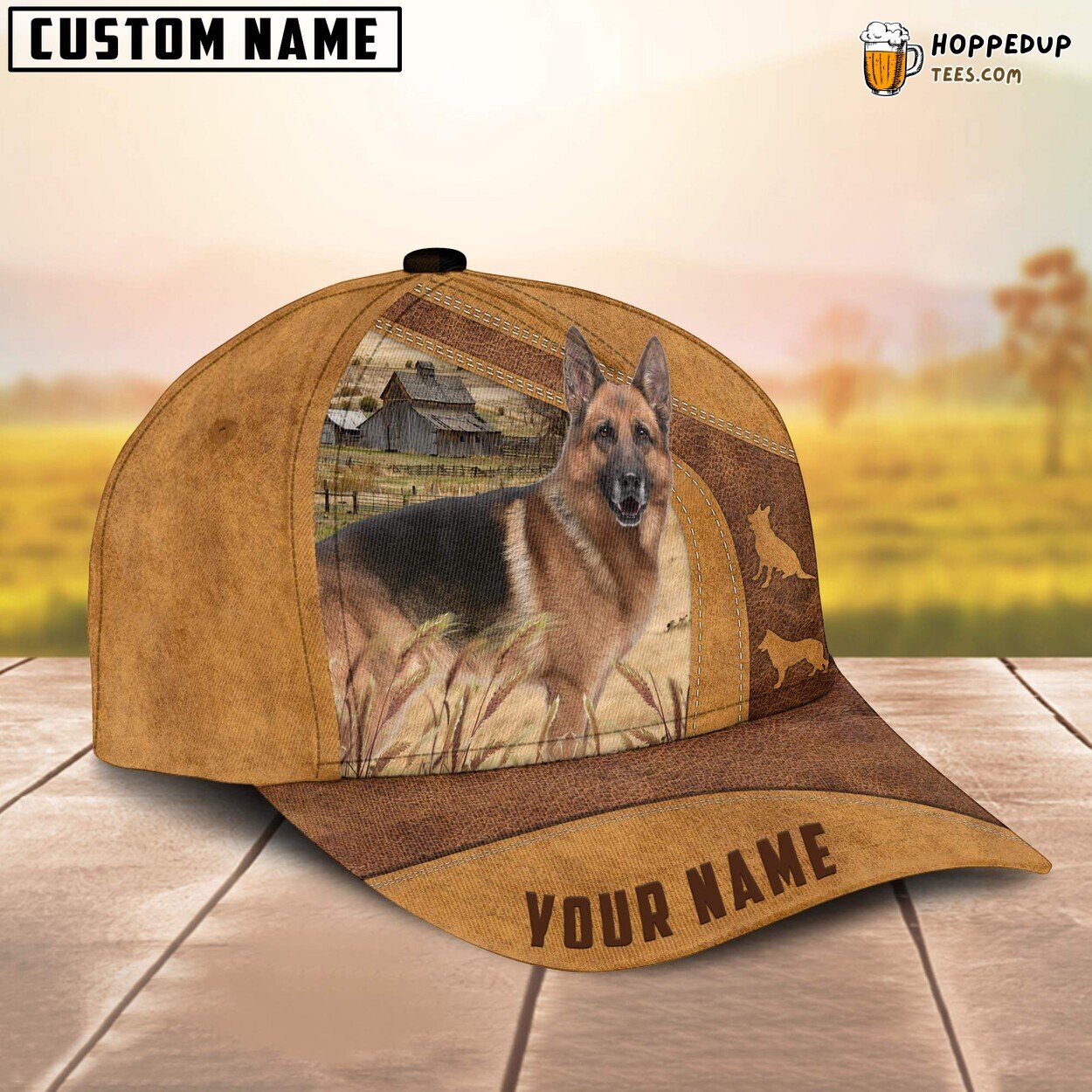 German Shepherd Custom Animal Baseball Cap Dog Lover’s Choice