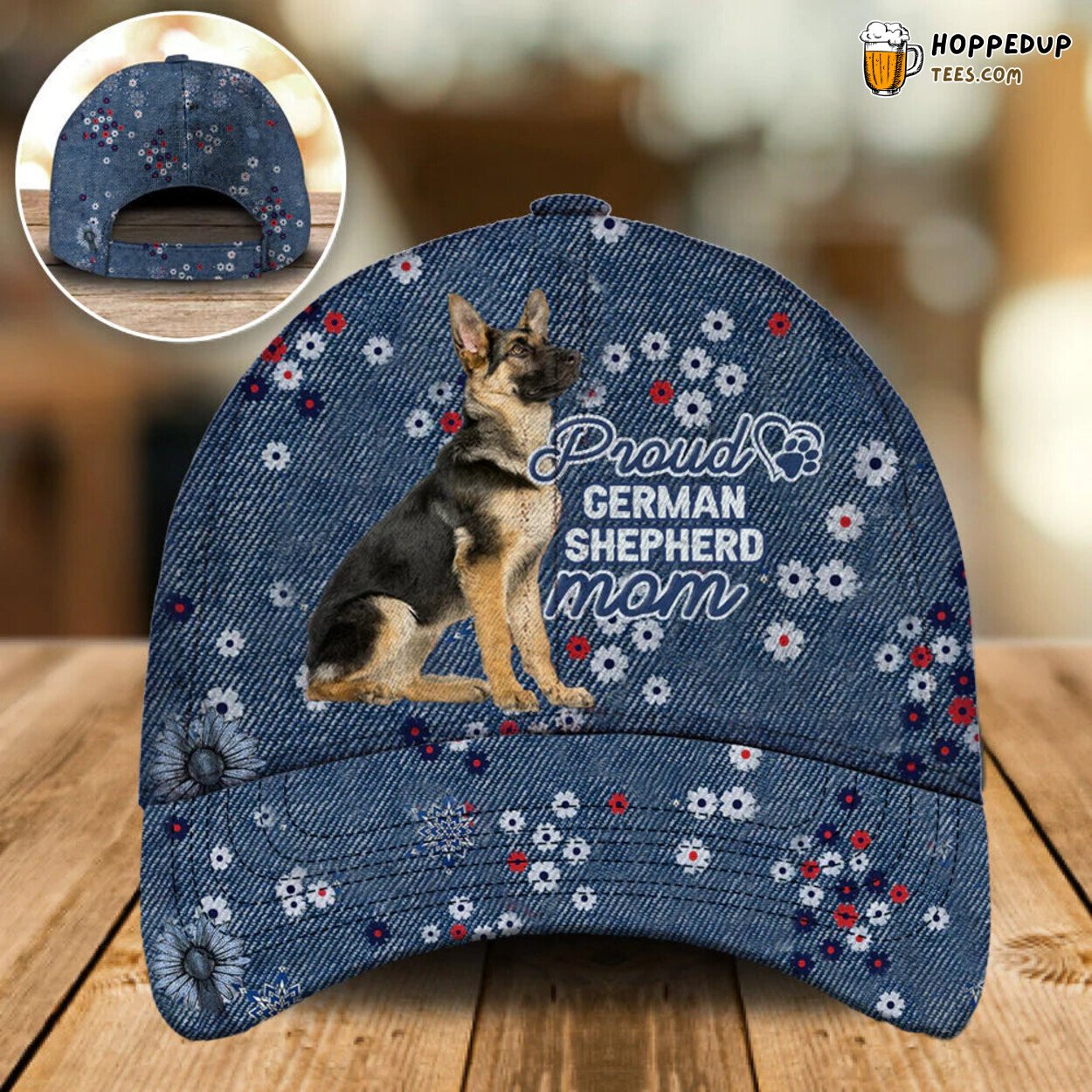 German Shepherd Summer Classic Cap Hat Proud Dog Mom Design Unique German Shepherd Summer Classic Cap Hat Proud Dog Mom Design Unique