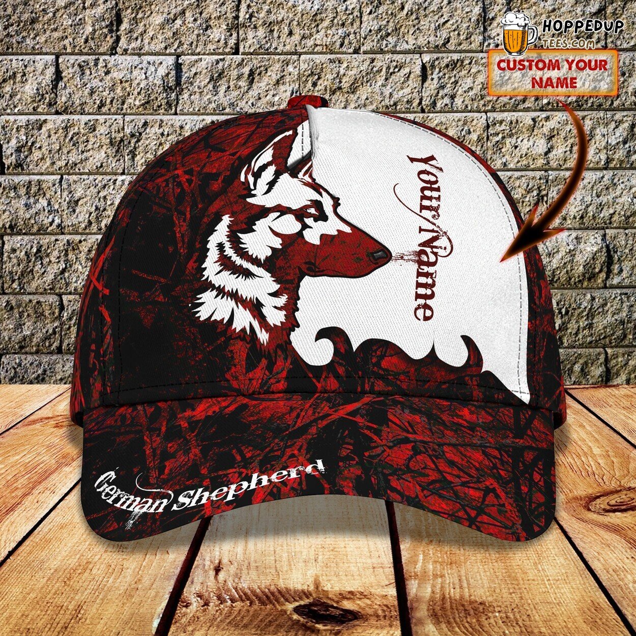 German Shepherd Tribute 3D Classic Cap Personalized Unique Design Trend