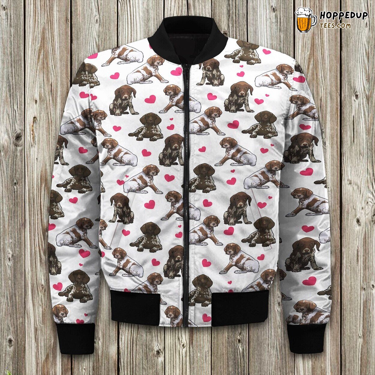 German Shorthaired Pointer Mom Bomber Jacket