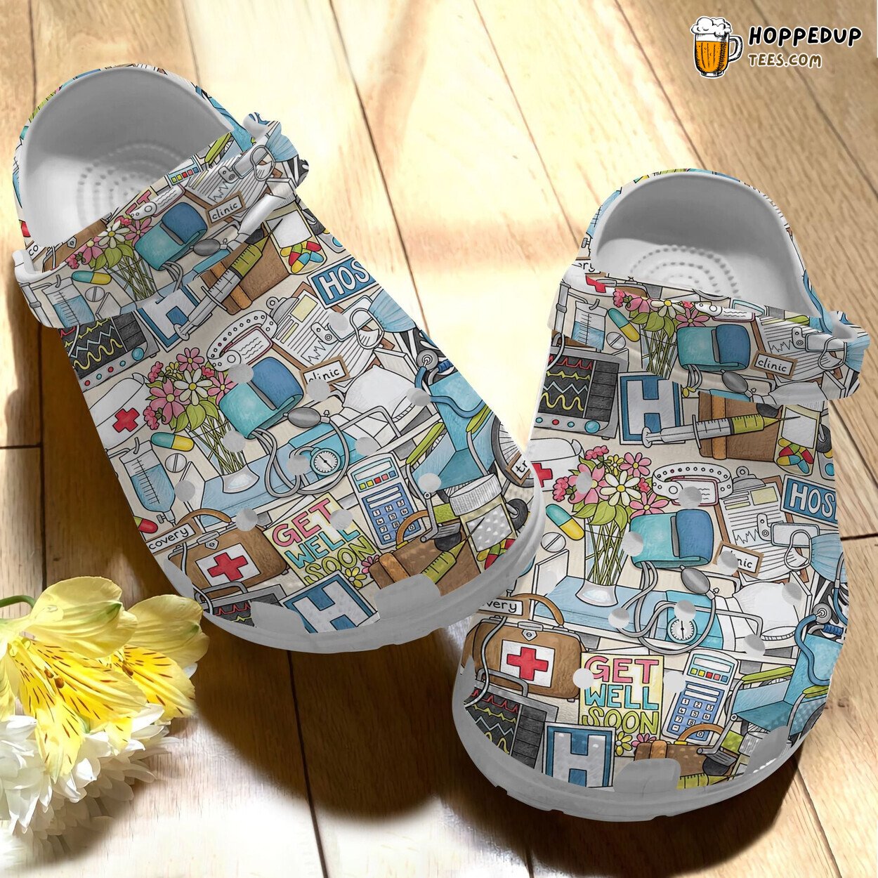 Get Well Soon Nurse Outdoor Shoes Birthday Gift Comfortable Footwear