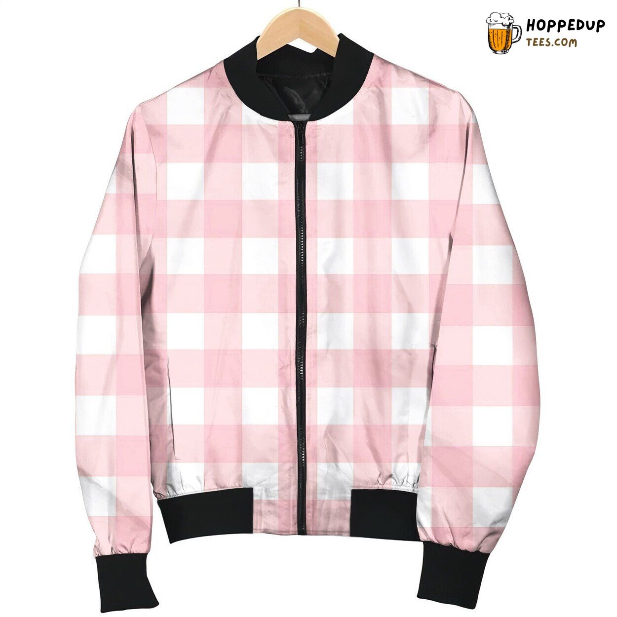 Gingham Beautiful Bomber Jacket