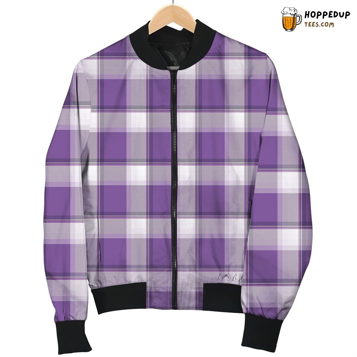 Gingham Pretty Edition Two Winter Bomber Jacket Stylish Feminine Wear