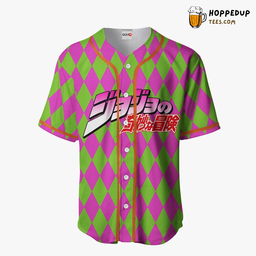 Giorno Giovanna JJBA Anime Baseball Jersey Shirt Unique Distinctive Style