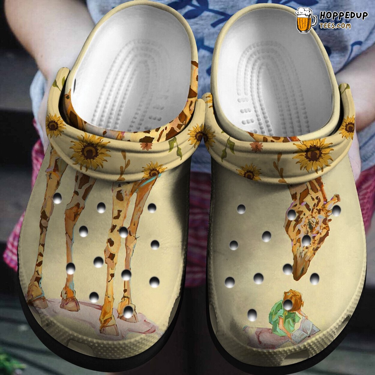 Giraffe Little Girl Garden Lovely Shoes Clogs Birthday Gift